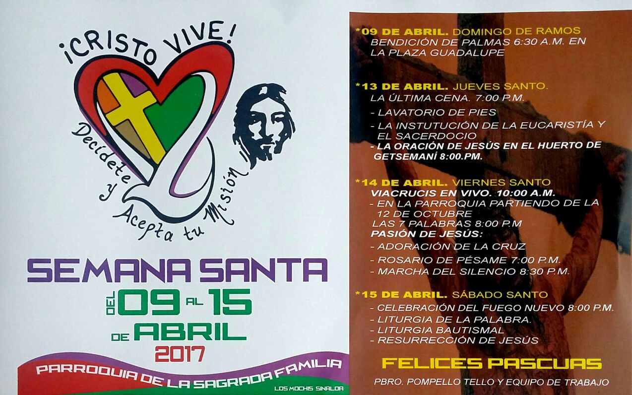 Semana Santa en La Sagrada Familia